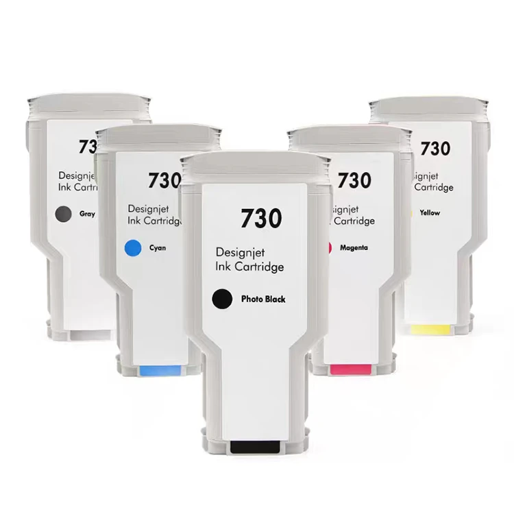 730 cartouches d'encre compatibles pour HP DesignJet T1600 T2600