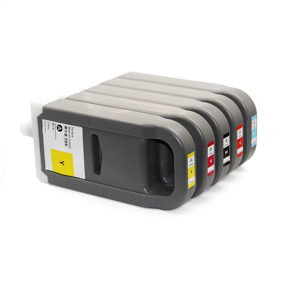 Cartouches d'encre compatibles PFI 700 ML704 704 pour Canon IPF 8300 8310