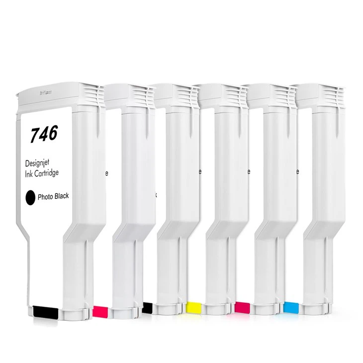 745 746 P2V83A Premium Compatible Color Remanufactured Ink Cartridge For HP746 For HP DesignJet Z6 Z9 Z5600 Printer