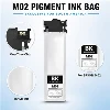 Sac d'encre pigmentée noire pour pochette d'encre de recharge Epson M02 100 ml avec puce